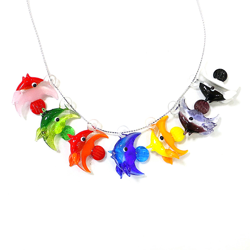 2pcs Mini Fish Glass Pendant C - Marine Aquarium Mini review and price